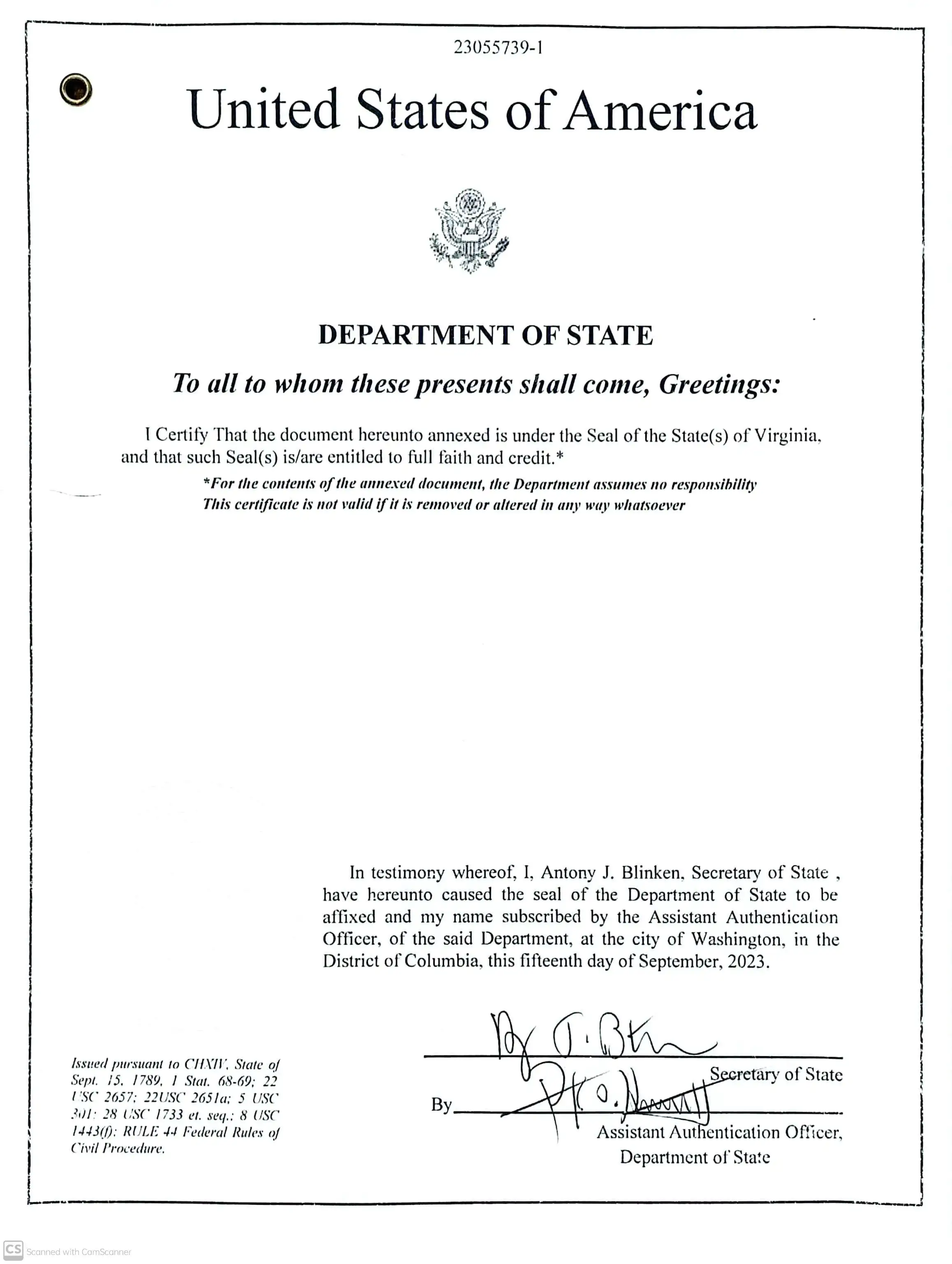 Accreditation certificate 6